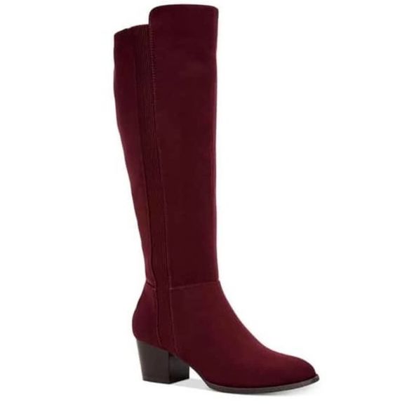 Style & Co. Shoes Style Co Myranda Dress Boots Wine Sz 8 Poshmark